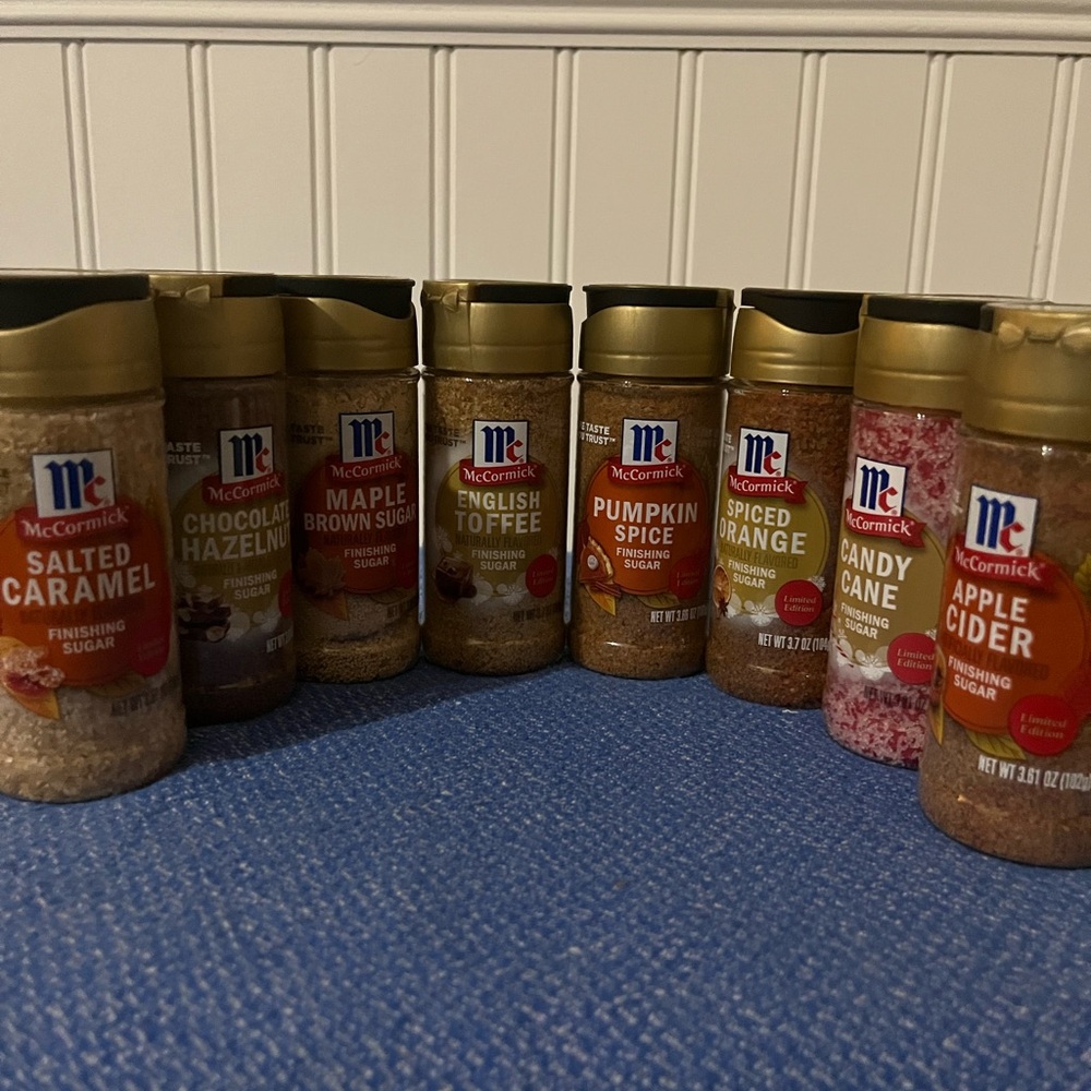 Full McCormick Finishing Sugar 2025 Set - Assorted Flavors